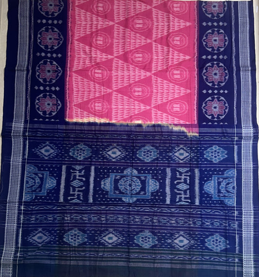 Odisha Handloom Sambalpuri 100% Pure Cotton Bandha new design saree