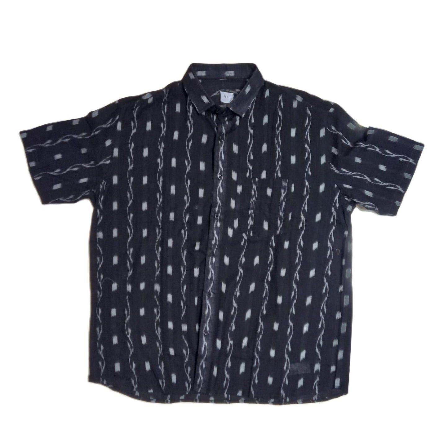 Odisha Sambalpuri Handloom Men's Wear Pure Cotton Half Shirt from Bargarh