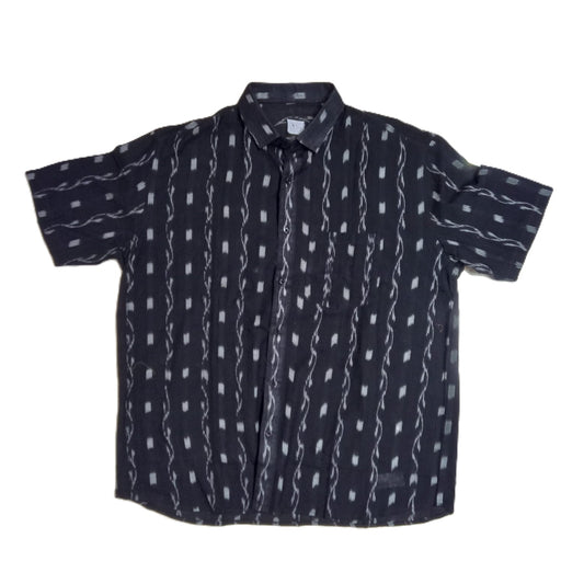 Odisha Sambalpuri Handloom Men's Wear Pure Cotton Half Shirt from Bargarh