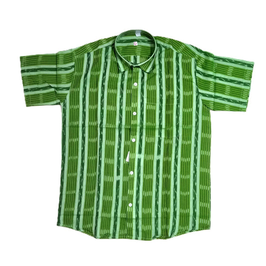 Odisha Handloom Sambalpuri Cotton Pure half Shirt | Cheapest Shirts Collection