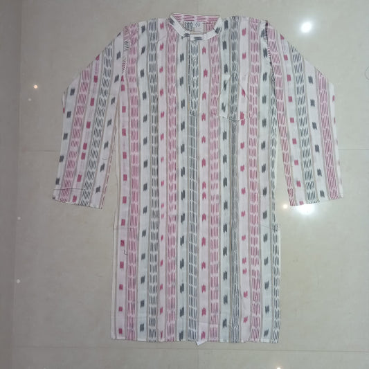Buy Latest Odisha handloom Collection of Handwoven thin Soft Cotton Ikkat kurta online
