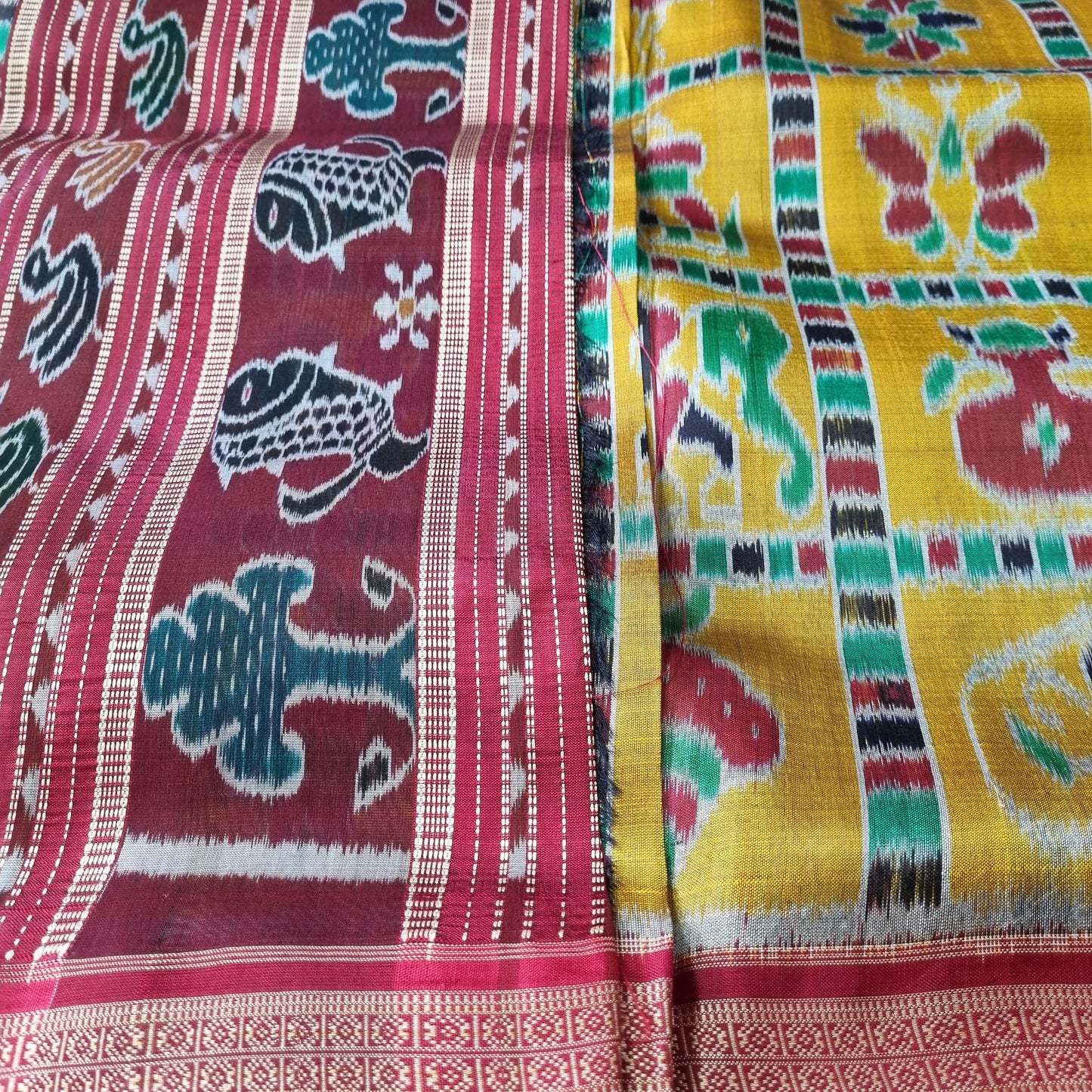 Nuapatna Handloom Odisha Famous Nabakothi Khandua Silk Saree