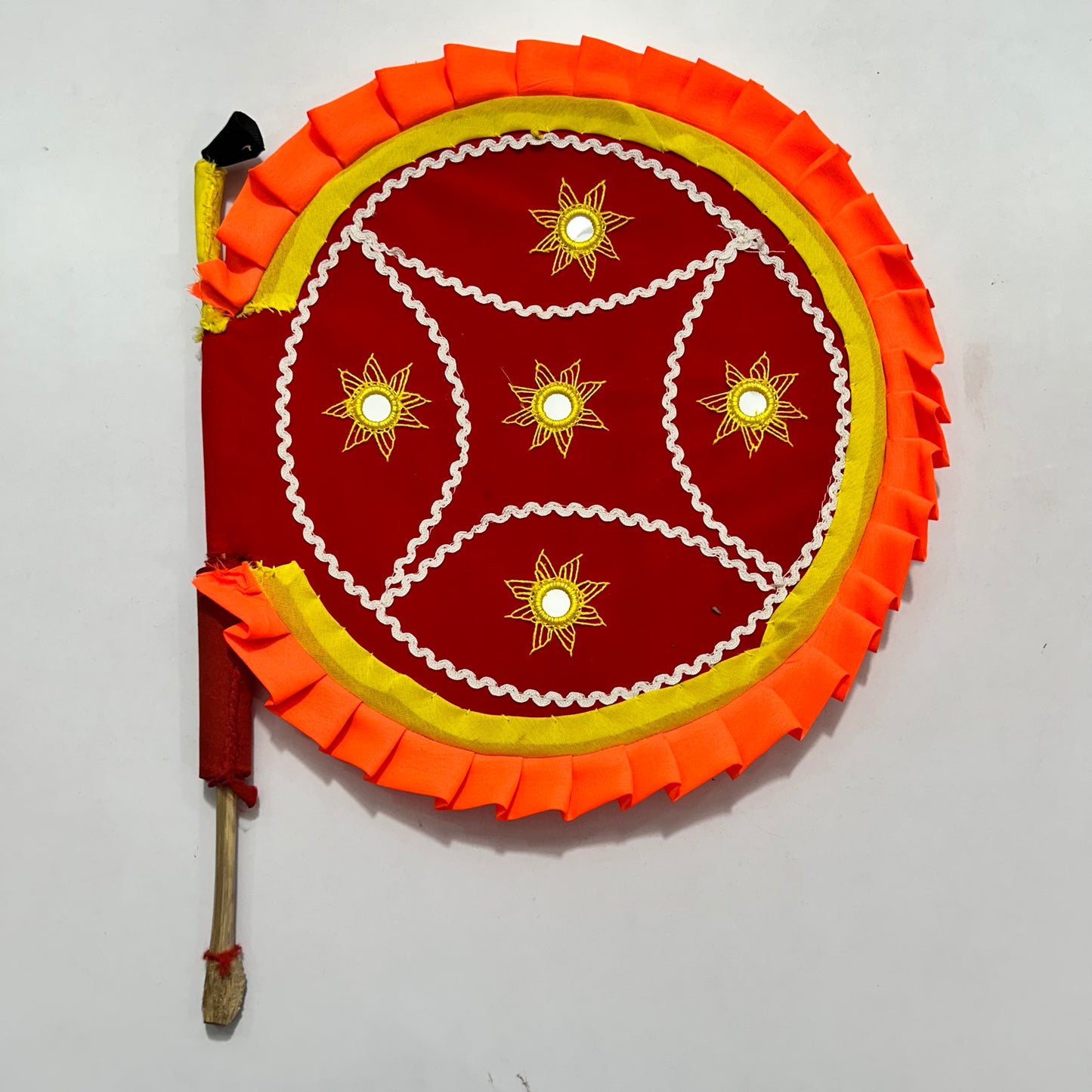 Odisha handicraft pipili applique work hand fan