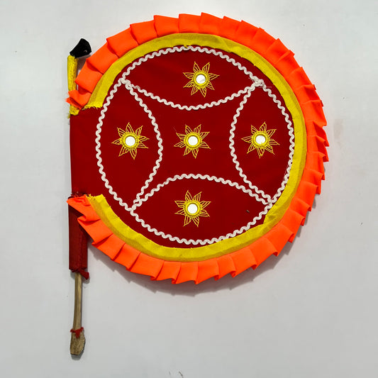 Odisha handicraft pipili applique work hand fan