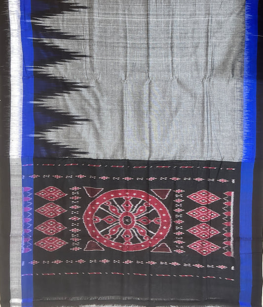 Buy Ikat maniabandha weaving cotton handloom kargil odisha saree for mother in law