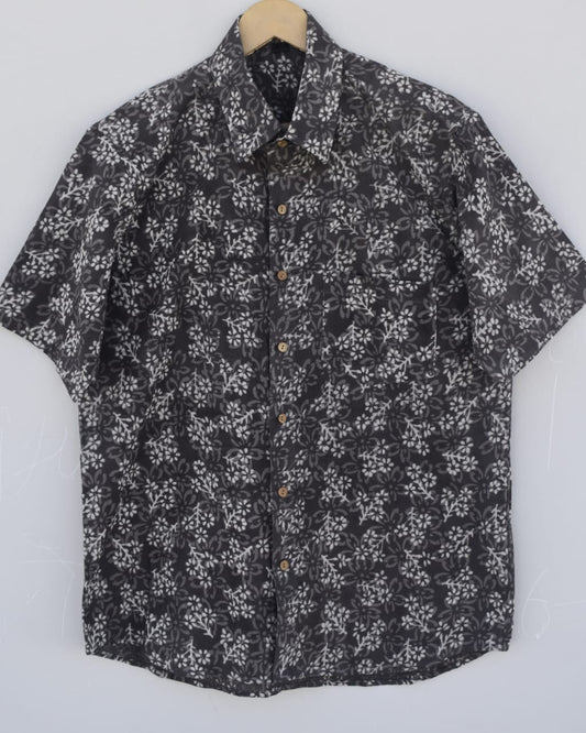 Buy Bagru Hand Block Printed Cotton Casual Shirt for Men