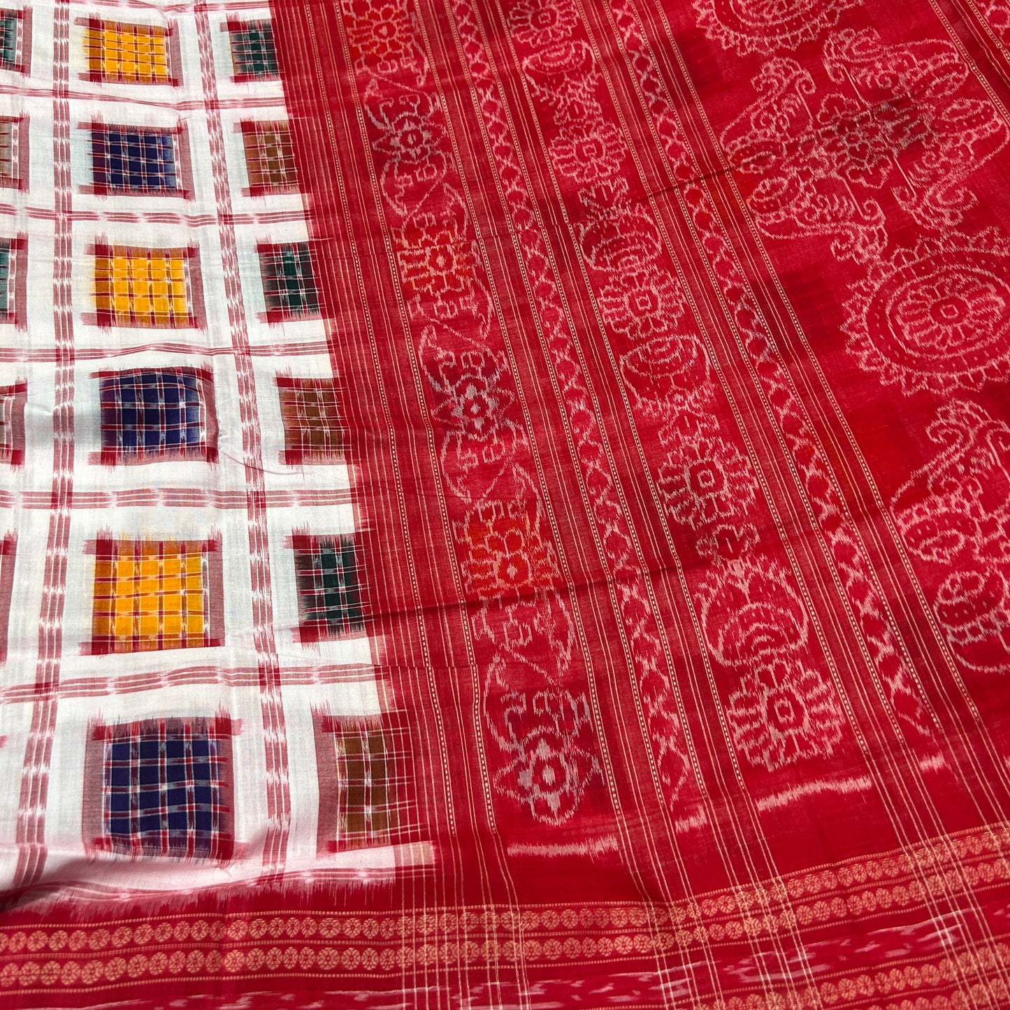 Odisha Handloom Pure Cotton Sambalpuri Ashwini Saree | Shop at Best Price