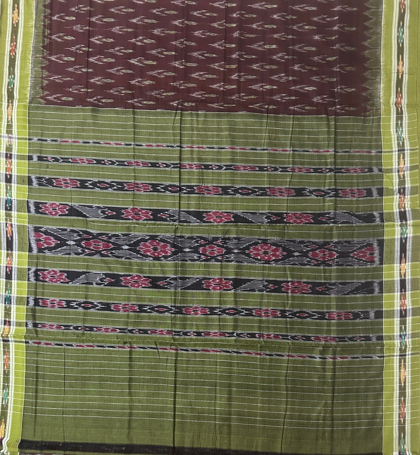 Buy nuapatna handloom pure ikat cotton odisha bandha saree