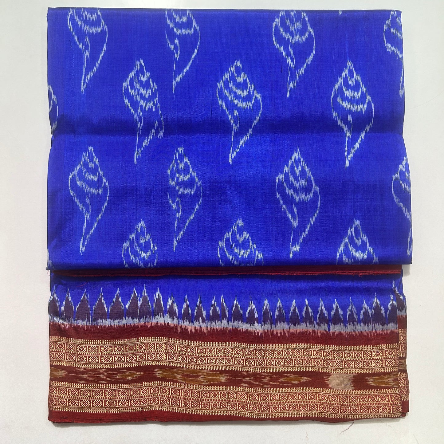 Buy Odisha khandua handloom nuapatana ikat silk saree for office