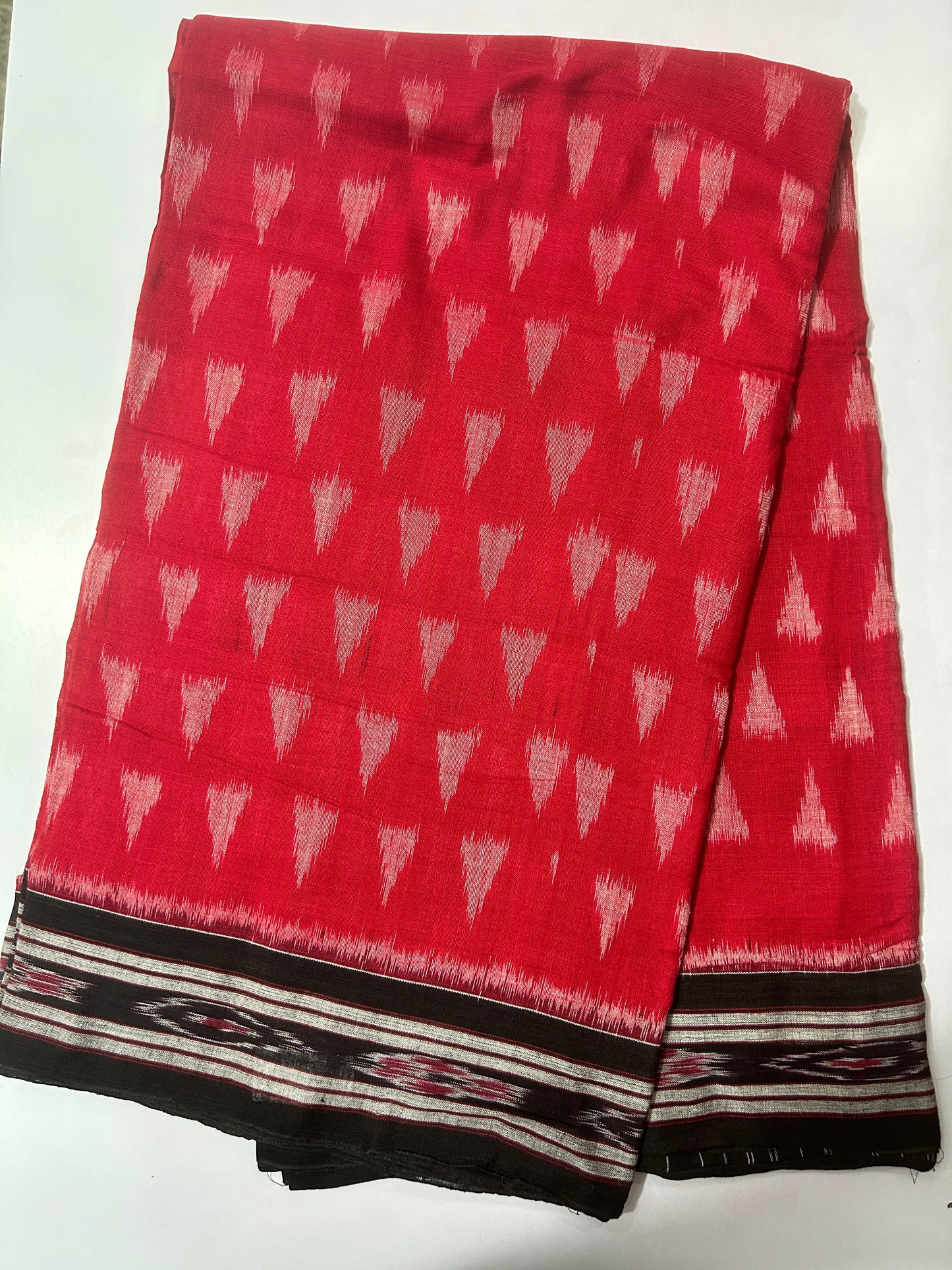 Traditional Odisha Handloom Maniabandha Cotton Saree for puja wear