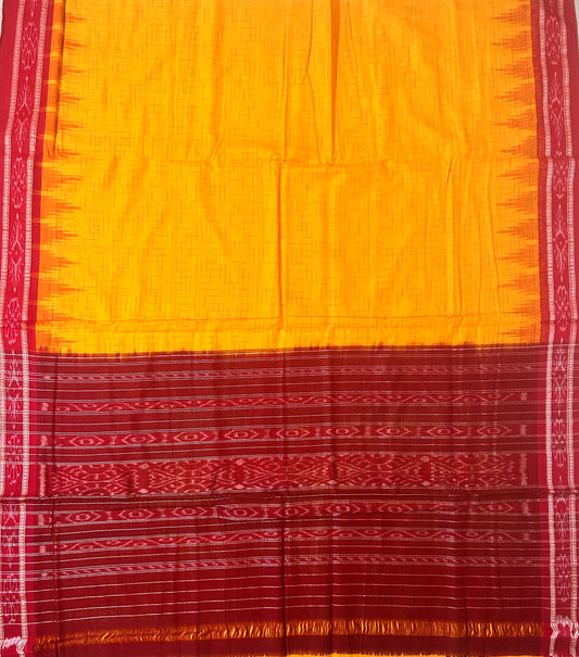 New Design Odisha handloom cotton maniabandha saree for uniform