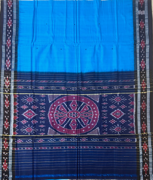 Odisha Handloom Nuapatna plain body pasapalli border Affordable cotton saree