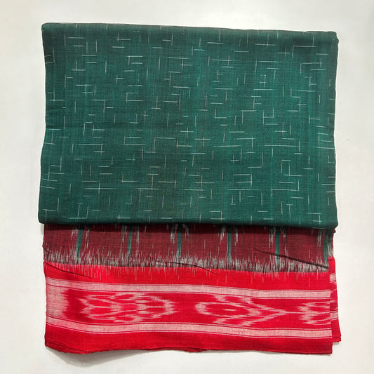 Odisha maniabandha handloom ikat jharana cotton saree for casual wear
