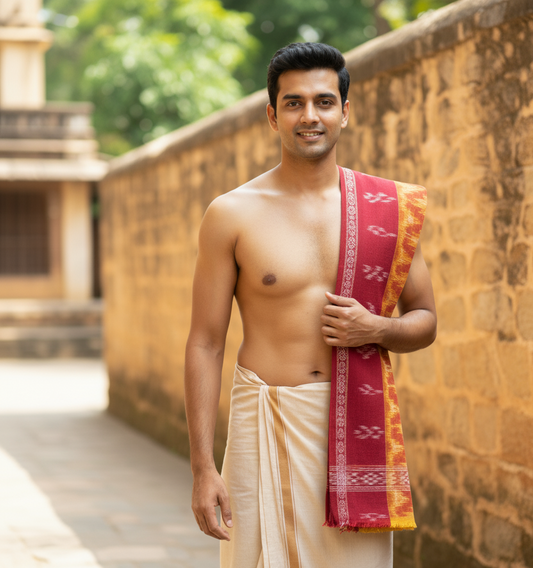 Buy Odisha Gamcha | Pure Cotton gamucha collection for Men | Shop handloom towel