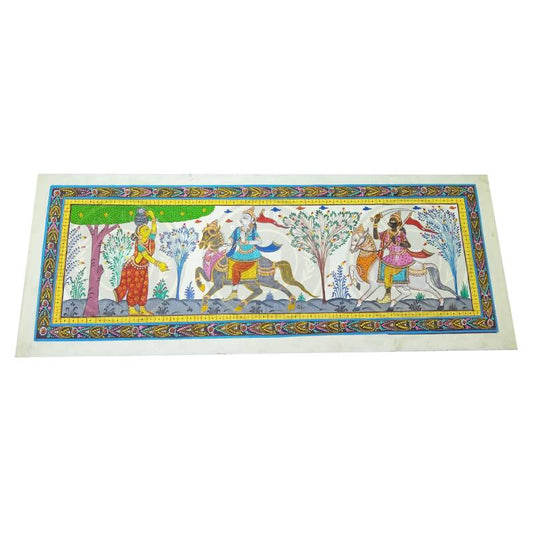 Odisha handicraft Puri Rashurajpur famous Patachitra Painting for Home Decor