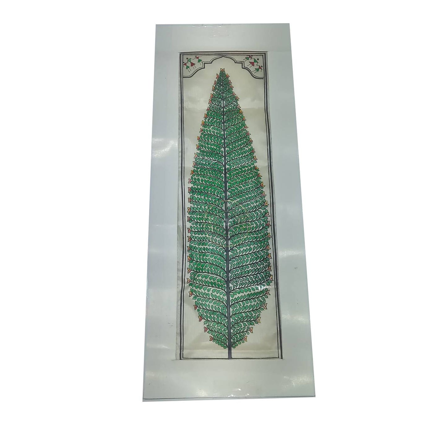 Odisha Handicraft Pattachitra on Tussar – Tree of Life Wall Hanging
