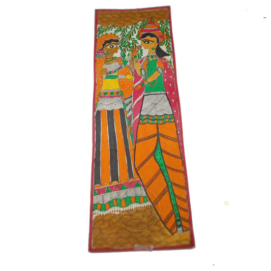 Bihar Famous Madhubani Painting con Canvas best for home office wall decoration