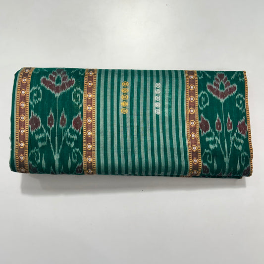 Odisha Handloom Sambalpuri Bomkai Pure Cotton Saree