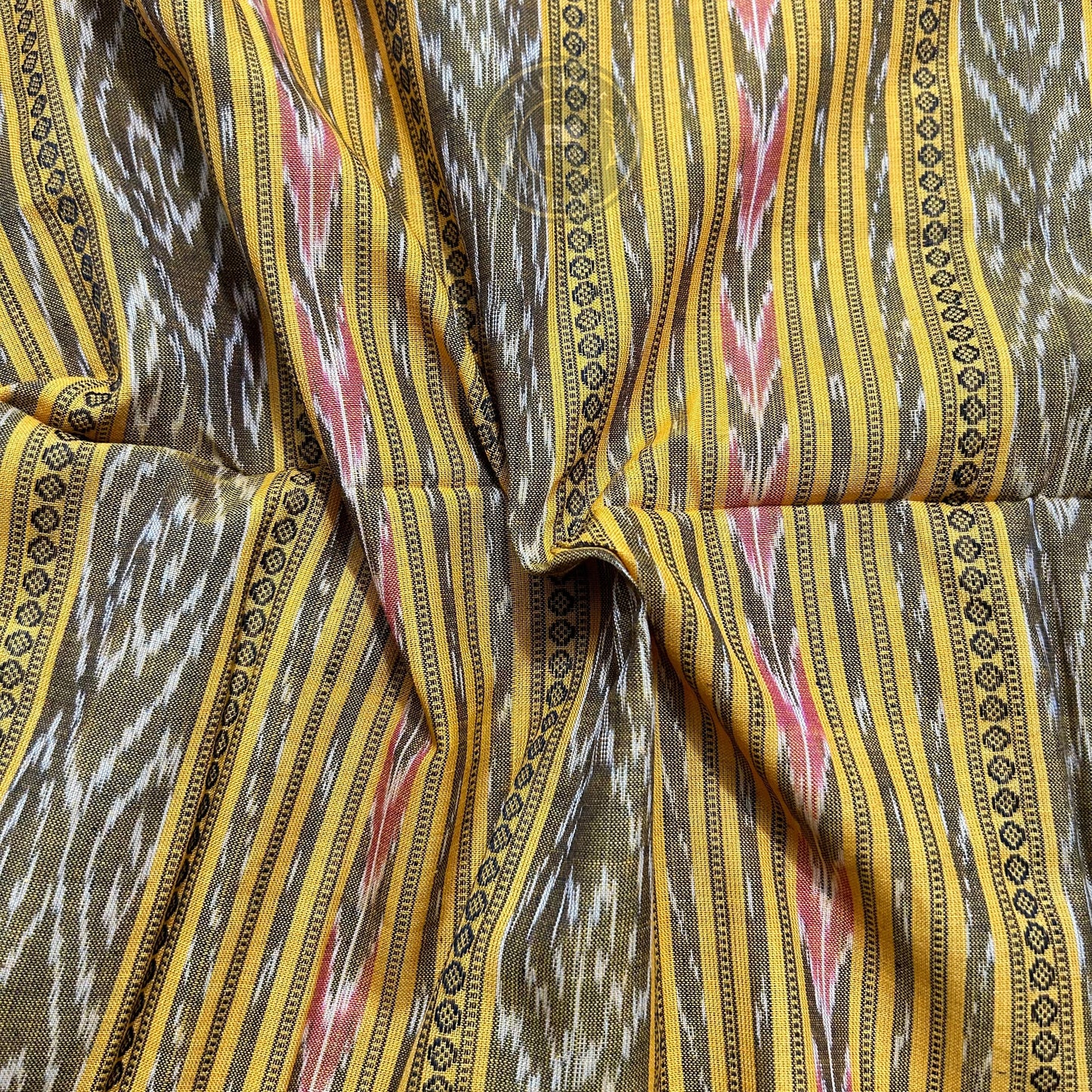 Odisha handloom Ikat maniabandha Cotton Fabric for unisex dresses