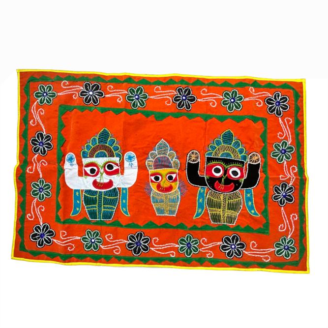 Odisha Handicraft handmade Jagannath Balabhadra Subhadra Pipili Chandua Applique