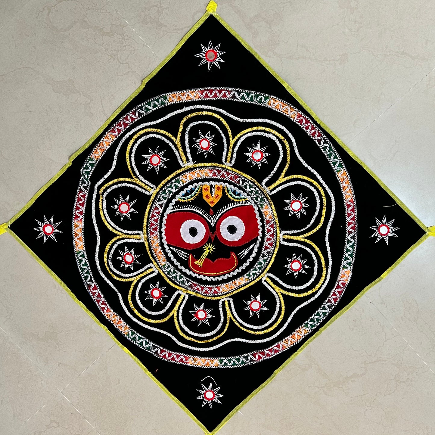 Odisha Handicraft Exclusive Pipili Applique Chandua for Office Decoration