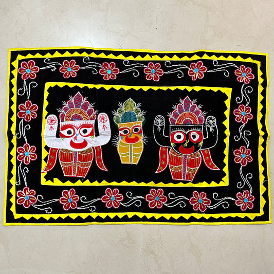 Odisha Handicraft Hand stitched applique design chandua wall hanging from Pipili