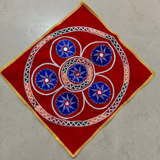 Odisha Handicraft Pipili Applique Chandua small size for Puja Room