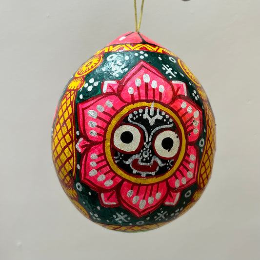 Odisha Handicraft Patachitra Painting on Cocunut Shell Home Decor from Raghrajpur