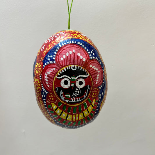 Odisha Traditional handicraft Patachitra Painting on Cocunut shell for decoration