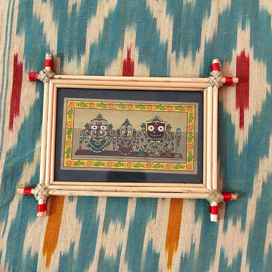 Odisha handicraft Patachitra painting photo framed Lord Jagannath