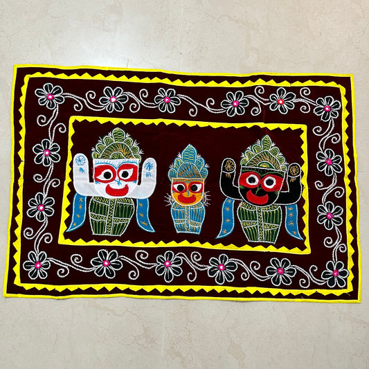 Pipili Designer Odisha handicraft Applique work chandua for home