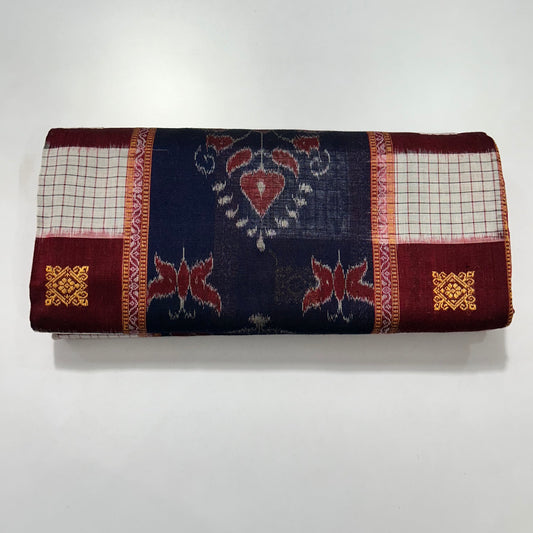 Odisha Handloom Pure sambalpuri bomkai Cotton Bridal Cotton Saree for Gifting