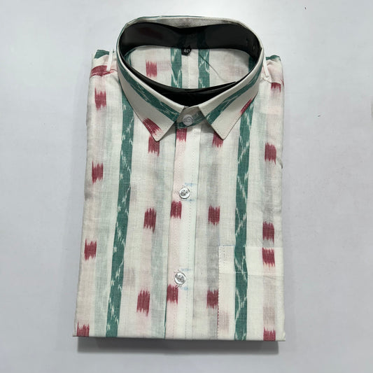 Odisha sambalpuri handloom cotton half shirt for traditional functions