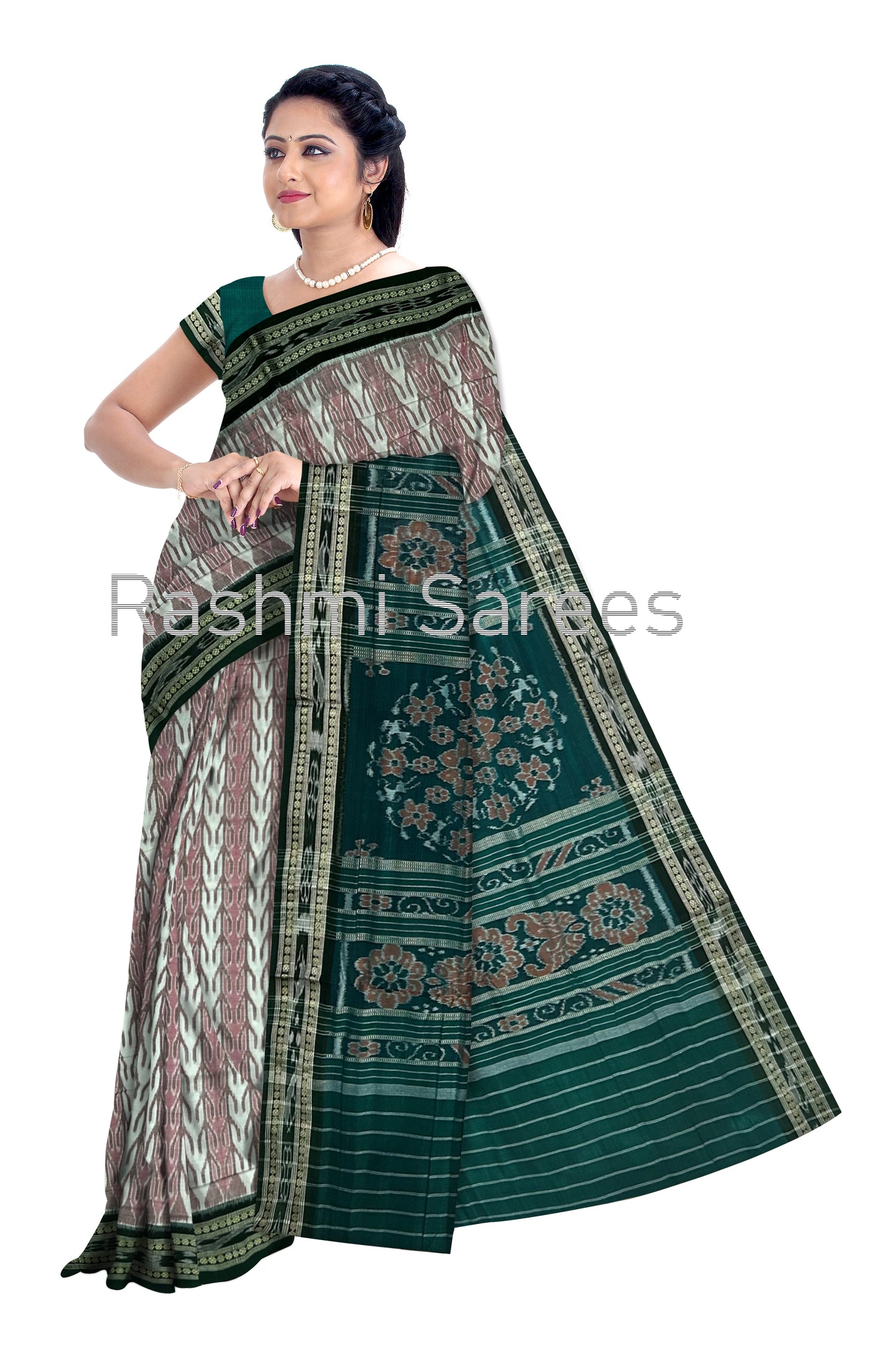 Odisha Sambalpuri handloom special motifs design cotton saree