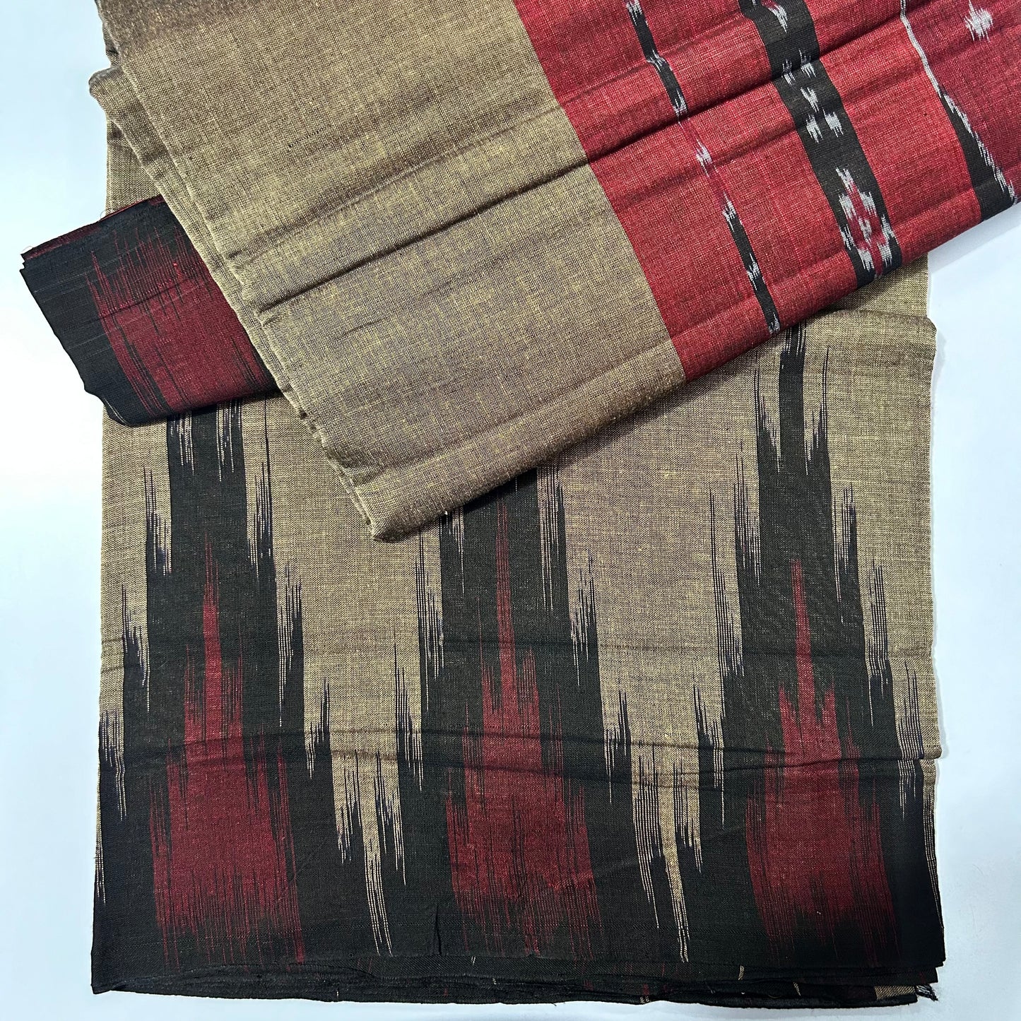 Odisha Handloom Ikat Maniabandha Kargil Cotton Saree