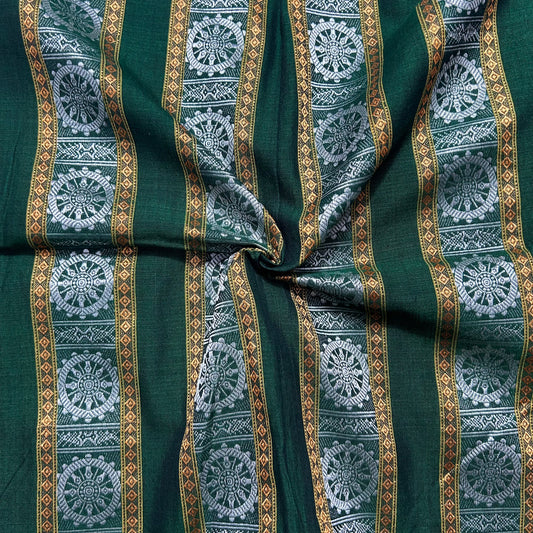 Buy Odisha Handloom Cotton Konark Chakara design low cost nuapatna fabric