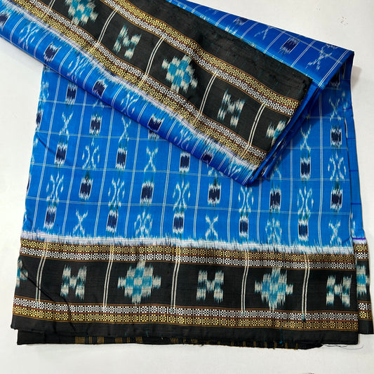 Odisha Handloom Ikkat khandua silk pure pata saree from nuapatna