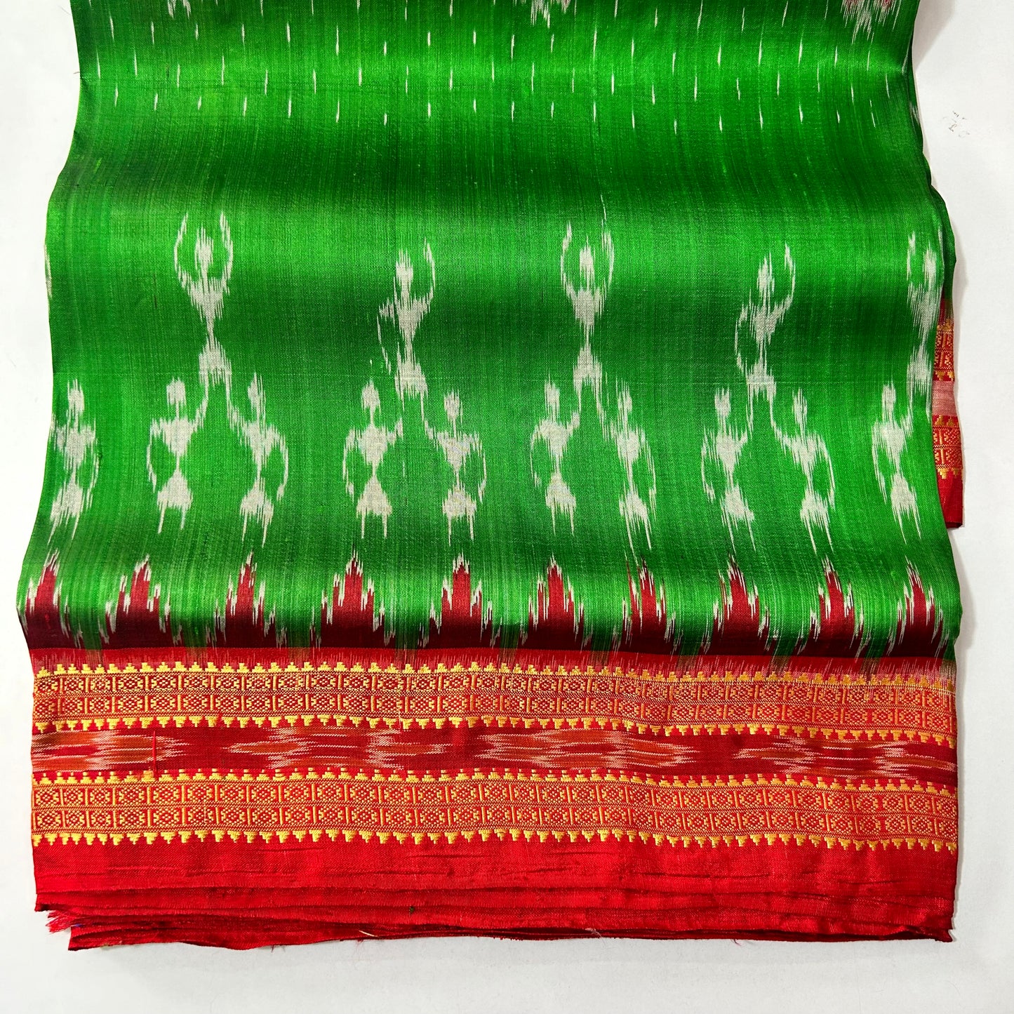 Odisha Handloom Beautiful traditional auspicious motifs nuapatna Silk Saree