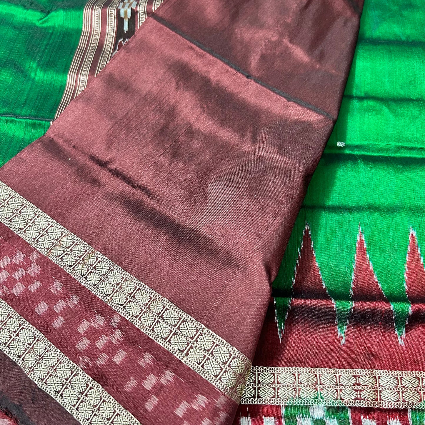 Odisha Handloom Exclusive bomkai Silk Sonepur Pattu saree for wedding