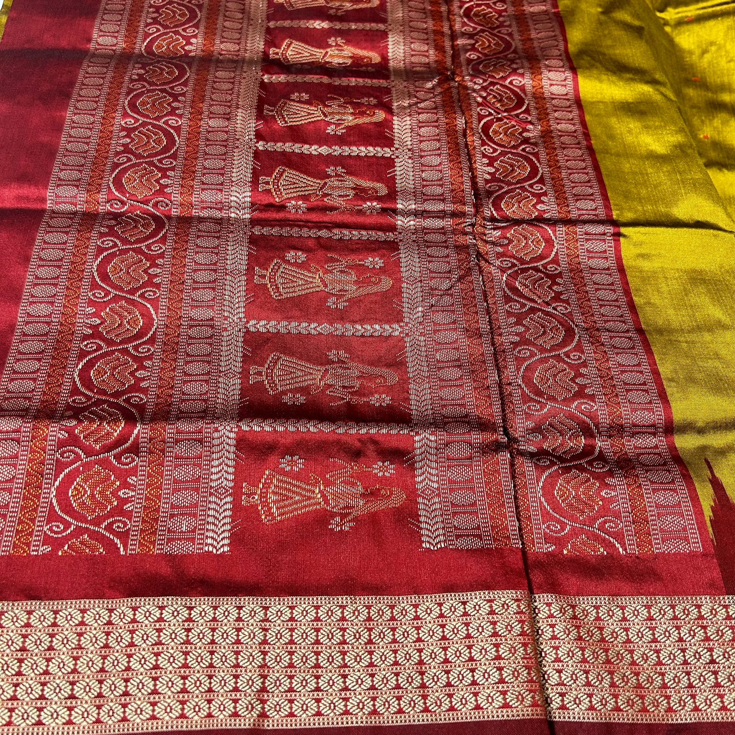 Odisha best bomkai handloom Sonepur design ikat silk Saree | Online Shopping | Best Anchal Work