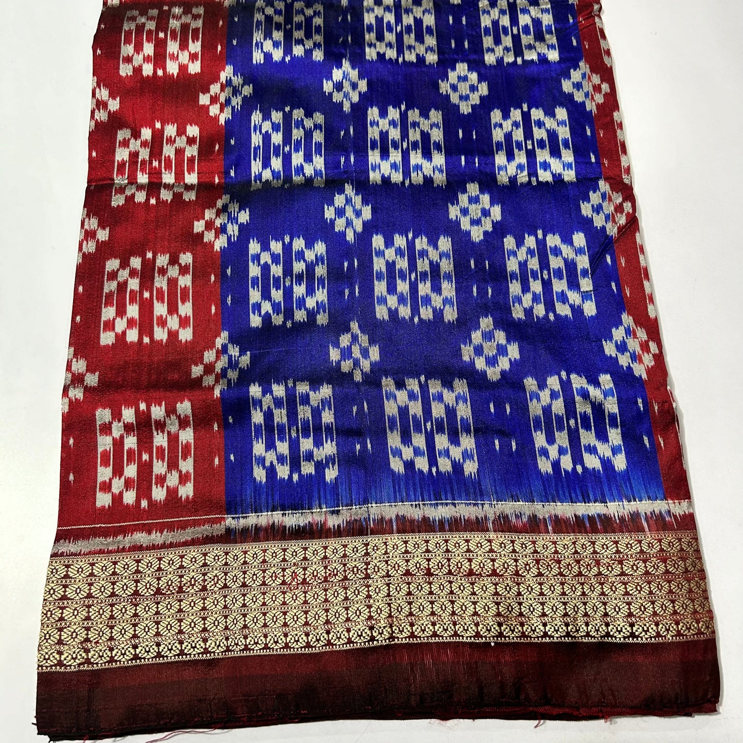 Buy Odisha Sambalpuri Handloom Silk Pasapalli design Saree from Bargarh