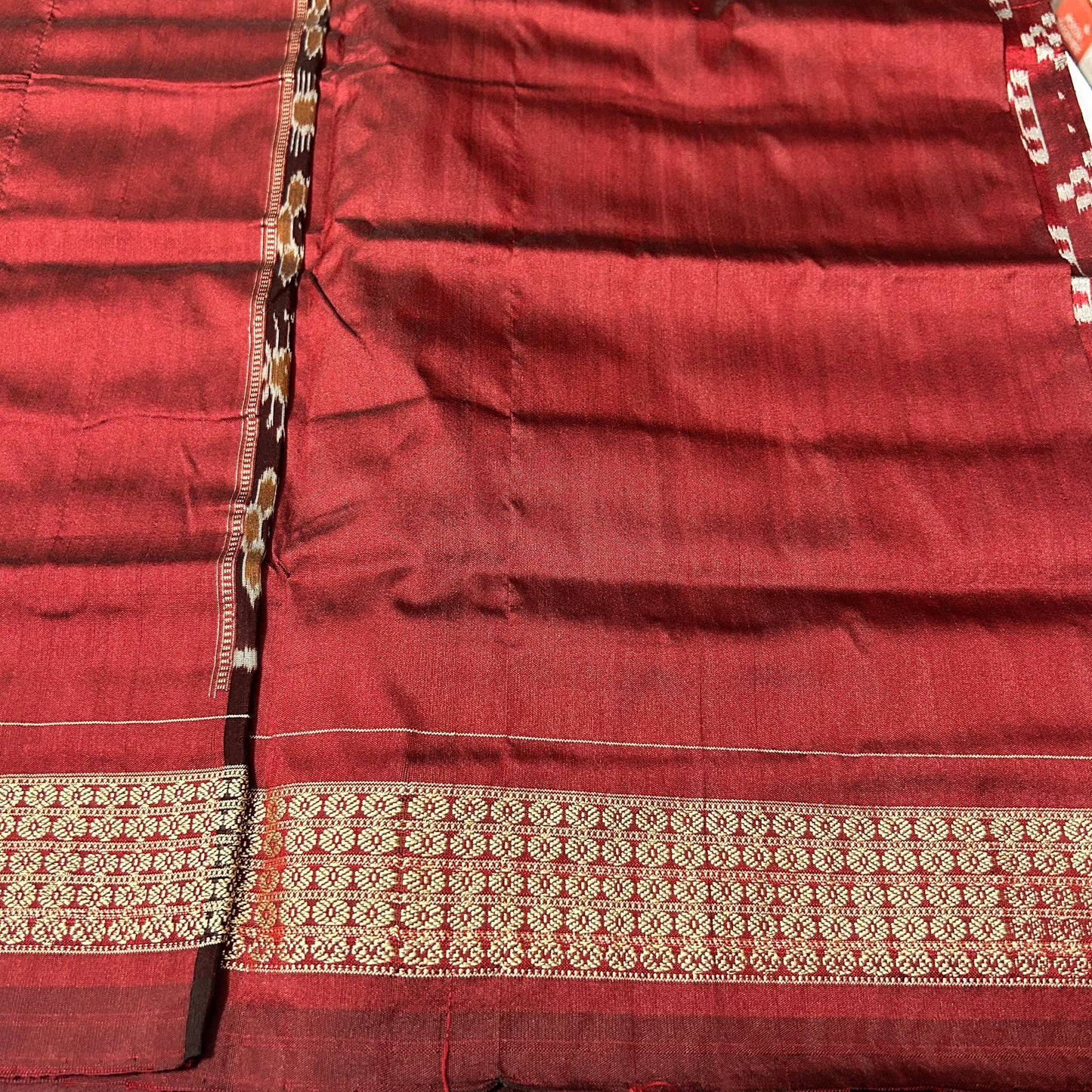 Buy Odisha Sambalpuri Handloom Silk Pasapalli design Saree from Bargarh