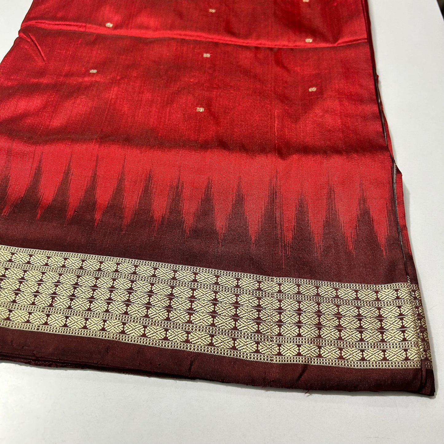 Buy Bomkai Odisha Handloom Pure Silk Sonepuri Saree from New Collection