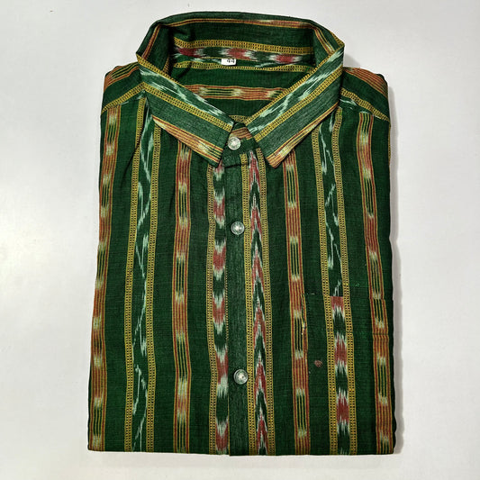 Odisha Handloom Cotton Pure design men's half shirt