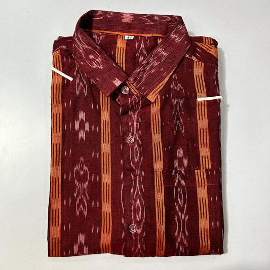 Odisha Handloom Shirt best cotton Half Shirt for Father's Gift