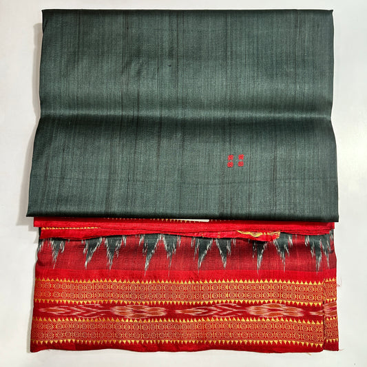 Odisha Handloom Temple Boarder Pure Silk Nuapatna Silk Saree for Wedding Gift