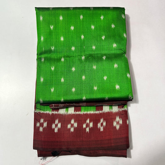 Odisha Handloom Ikat Silk Nuapatna Katki women's saree for Puja and wedding