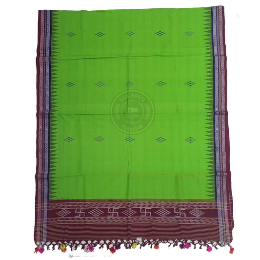 Telengana India handloom Ikat cotton Dupatta for girls and office staffs