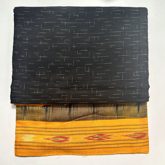 Trending Odisha Cotton handloom Jharana designs Saree for Grand Mother