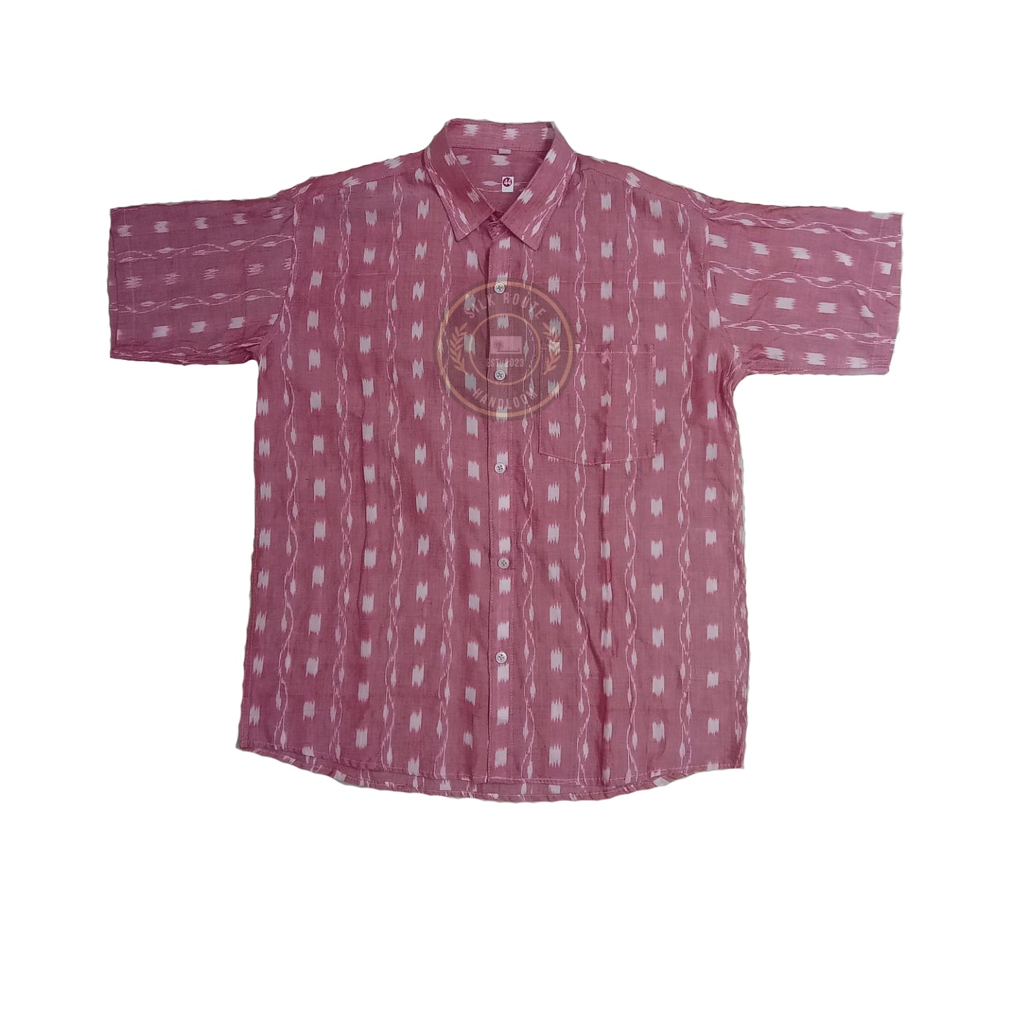 Odisha Sambalpuri handloom cotton half shirt for men for smart office wear